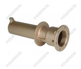 Стеновой проход дл.240 RG-бронза подкл. 2½