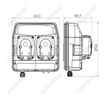 Авт.станция дозир и контр. eTWIN PER  PH-RX 3.0L-3.0 230V STD