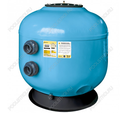 Фильтр AquaViva MS1250 (62 м³/ч, 1250 мм, 1580 кг, 90 мм, 2,5 Бар, 0.8м засыпка)